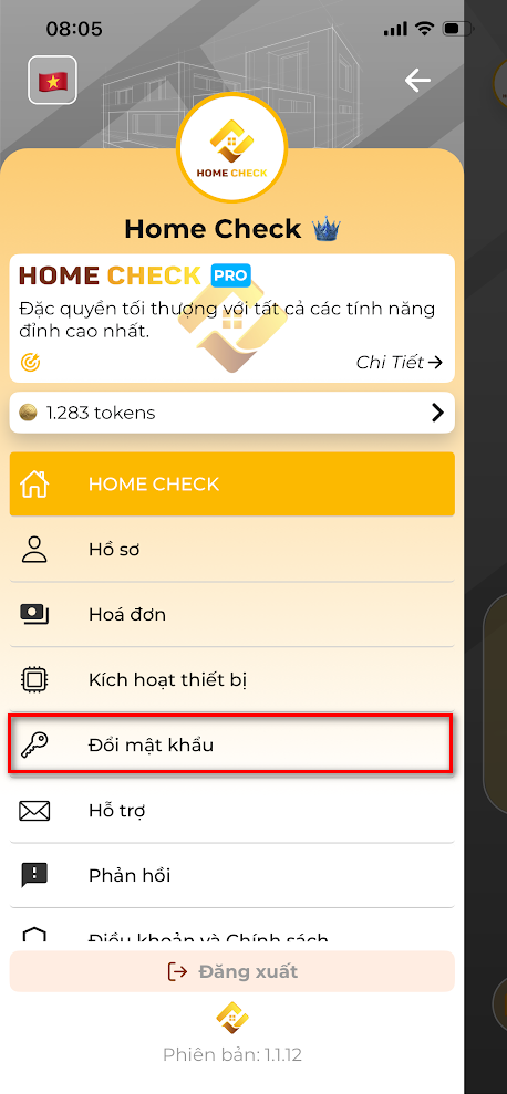 Change Password Steps