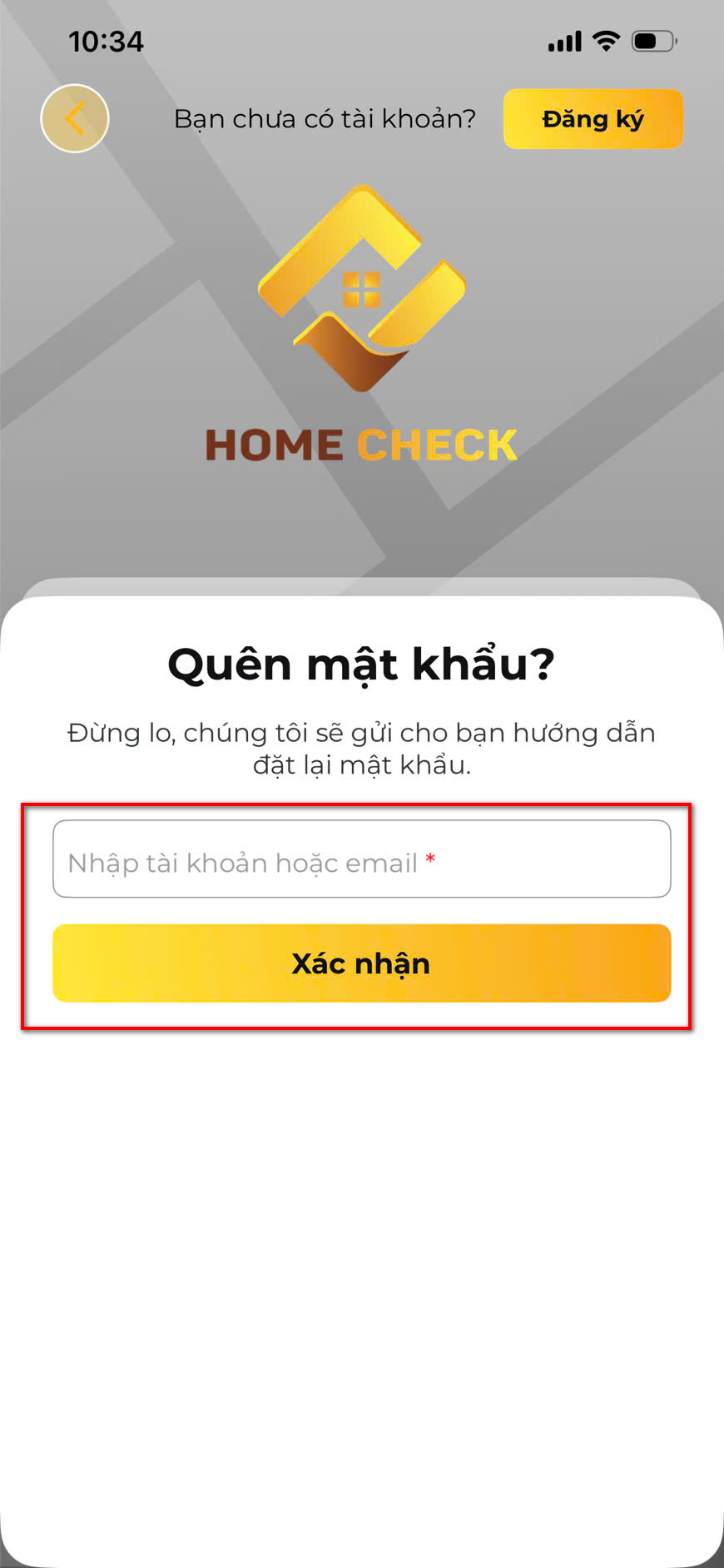 Forgot Password Email