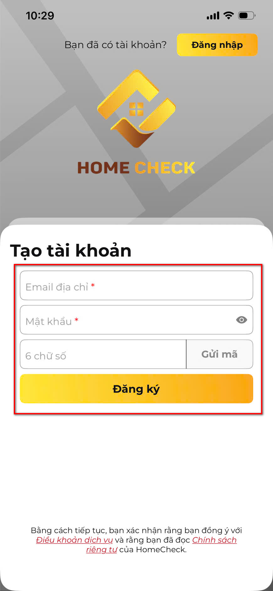 Register Verify Code
